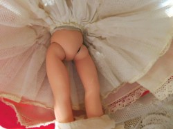mme alex jo red legs
